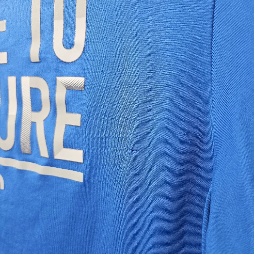 The North Face Take To Nature Blue Reaxion Tee Long Sleeve Shirt Men Large Blue.